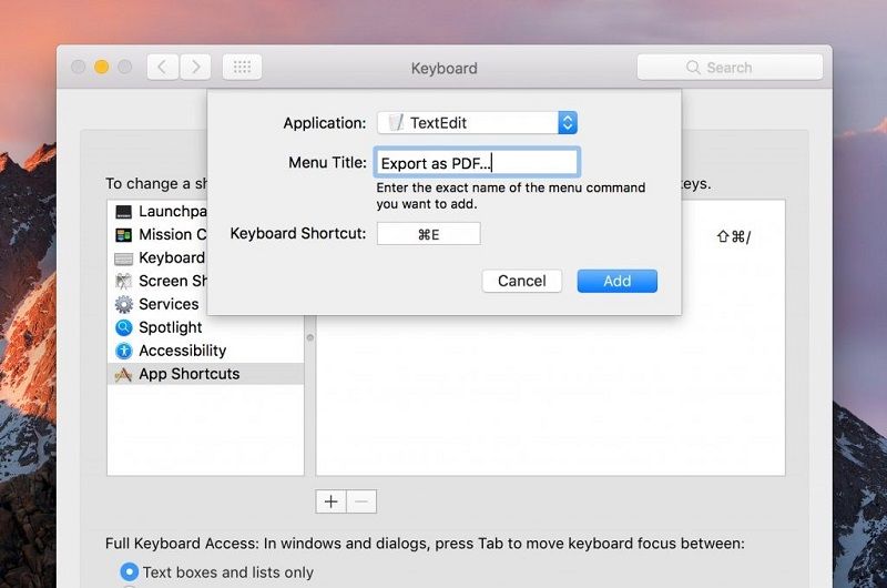 Shortcut menu mac app download